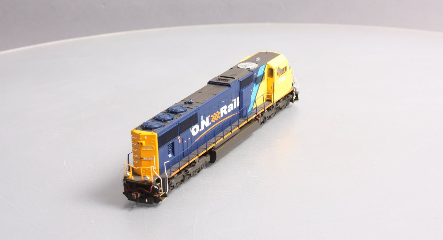 Athearn G69512 HO Ontario Northland Rail SD75I Diesel Locomotive #2105