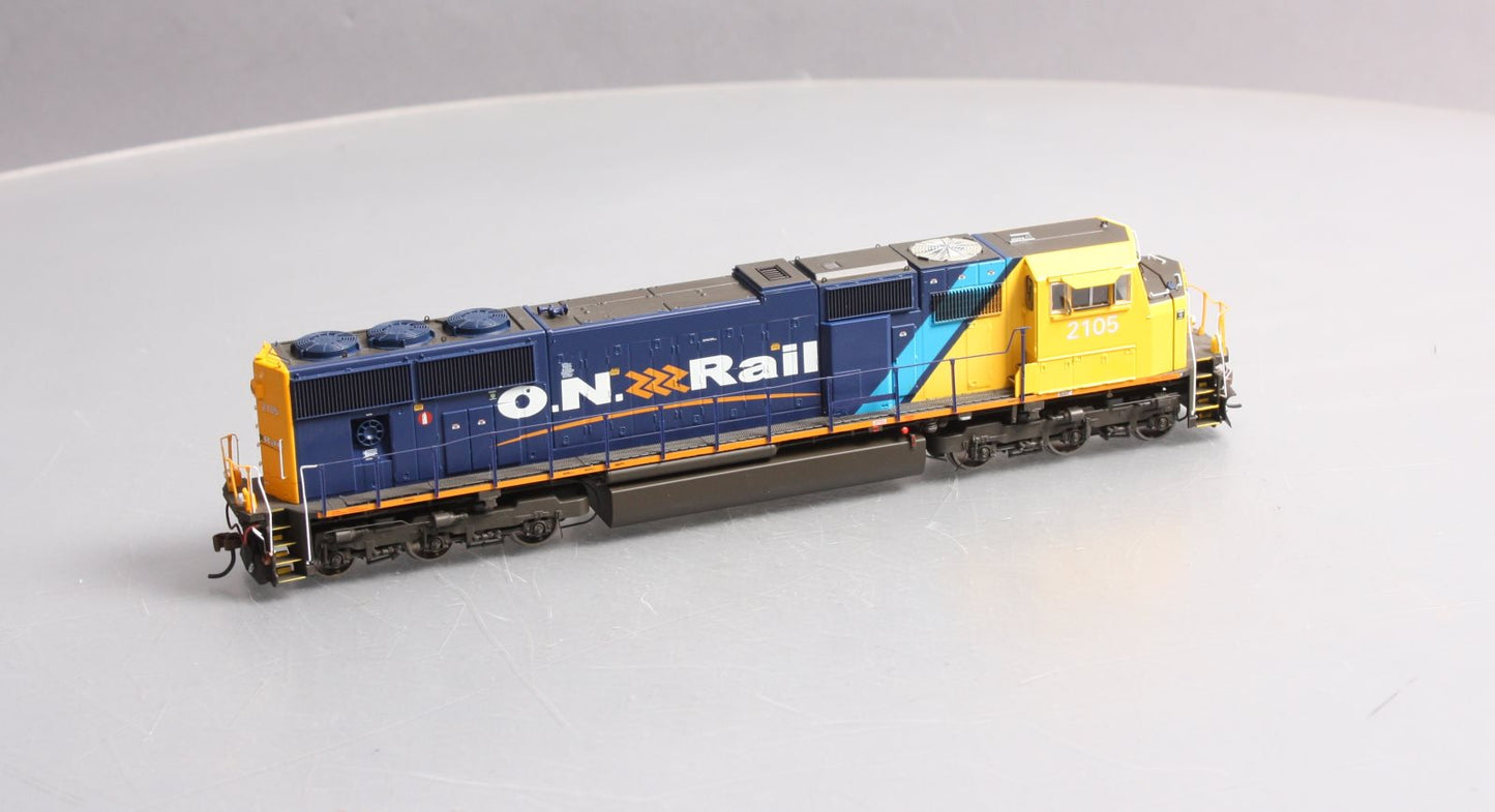 Athearn G69512 HO Ontario Northland Rail SD75I Diesel Locomotive #2105