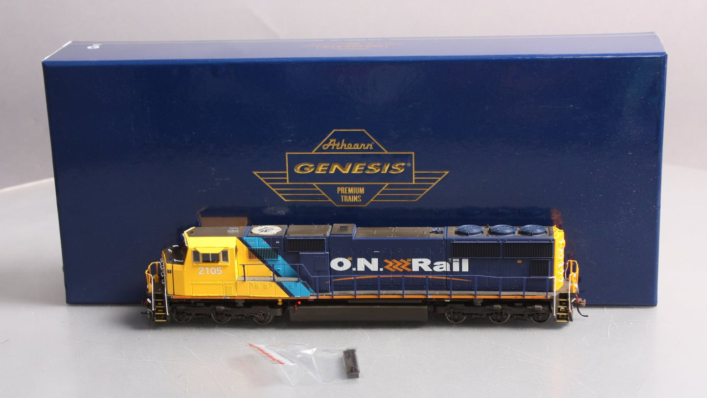 Athearn G69512 HO Ontario Northland Rail SD75I Diesel Locomotive #2105