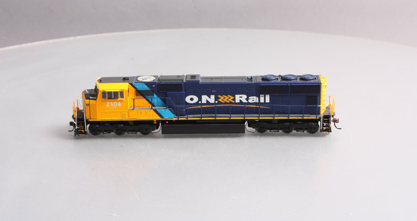 Athearn G69561 HO Ontario Northland Rail SD75I Diesel with DCC & Sound #2104