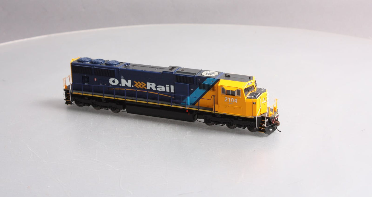 Athearn G69561 HO Ontario Northland Rail SD75I Diesel with DCC & Sound #2104