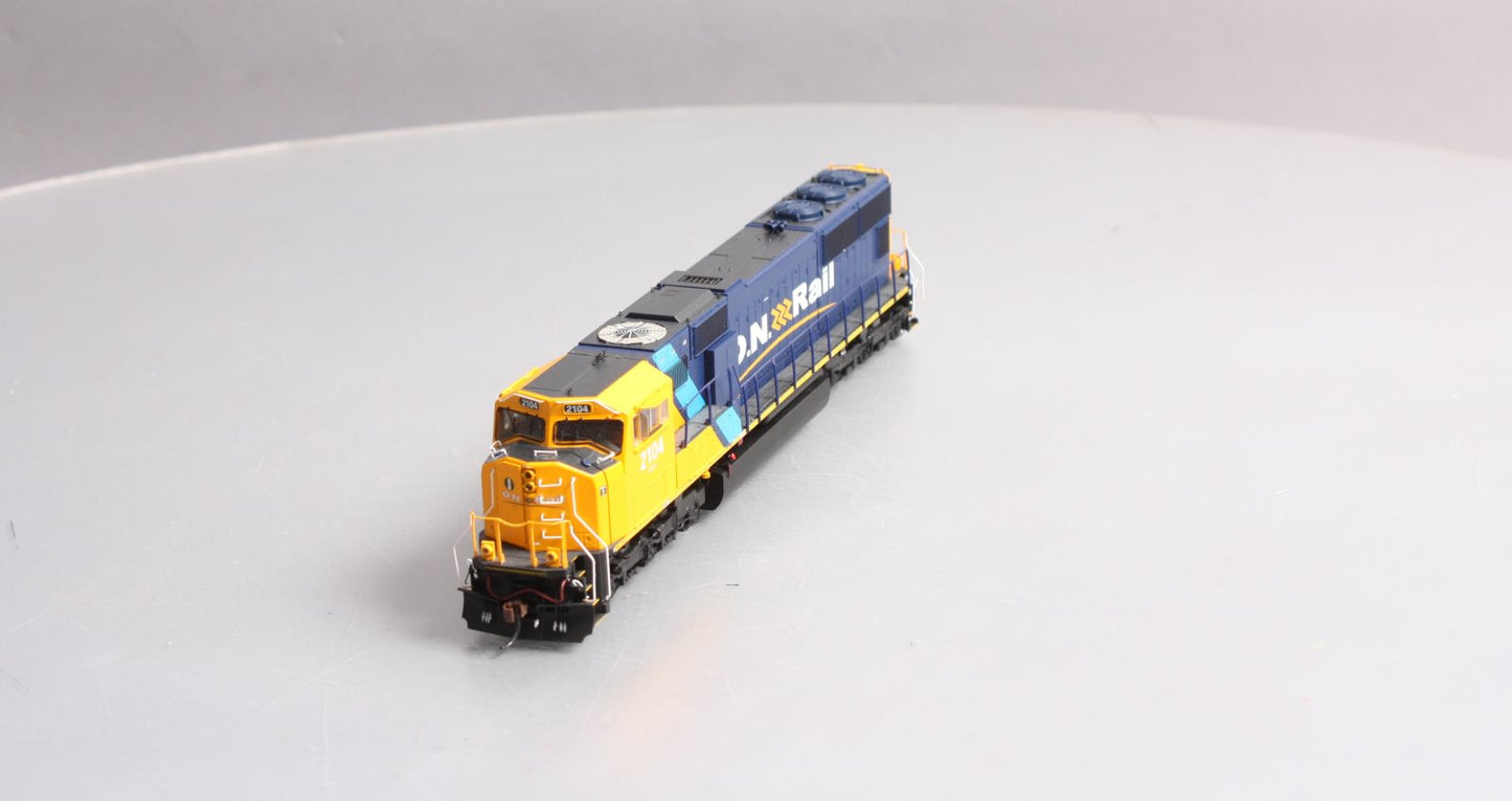 Athearn G69561 HO Ontario Northland Rail SD75I Diesel with DCC & Sound #2104