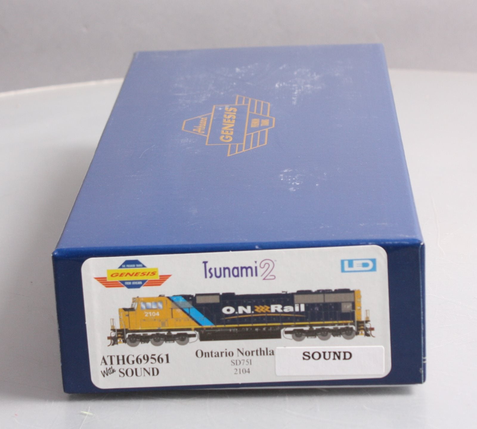 Athearn G69561 HO Ontario Northland Rail SD75I Diesel with DCC & Sound #2104