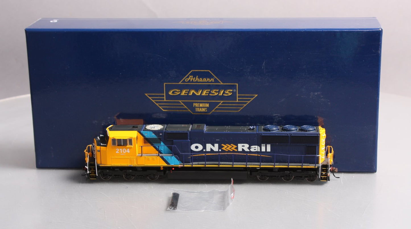 Athearn G69561 HO Ontario Northland Rail SD75I Diesel with DCC & Sound #2104