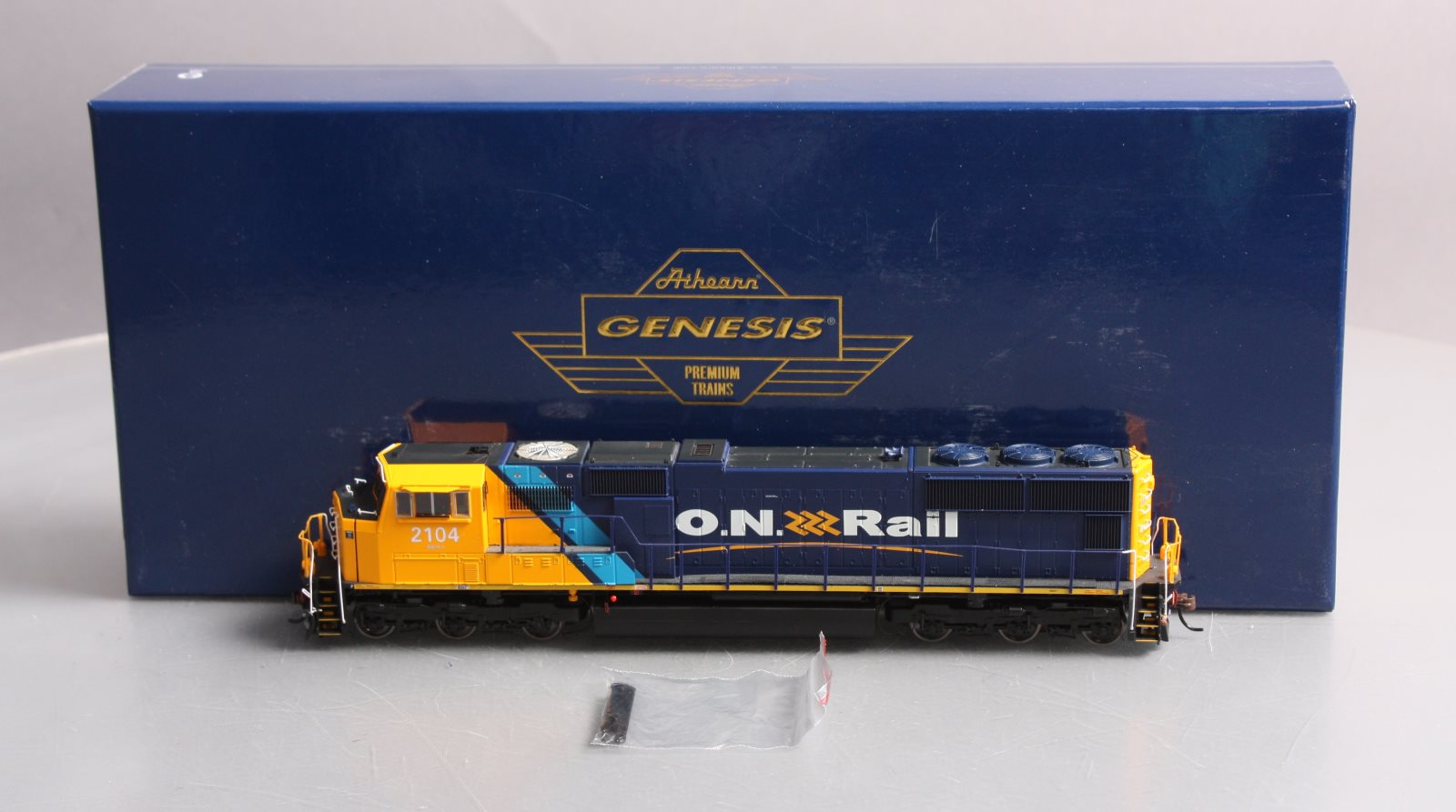 Athearn G69561 HO Ontario Northland Rail SD75I Diesel with DCC & Sound #2104