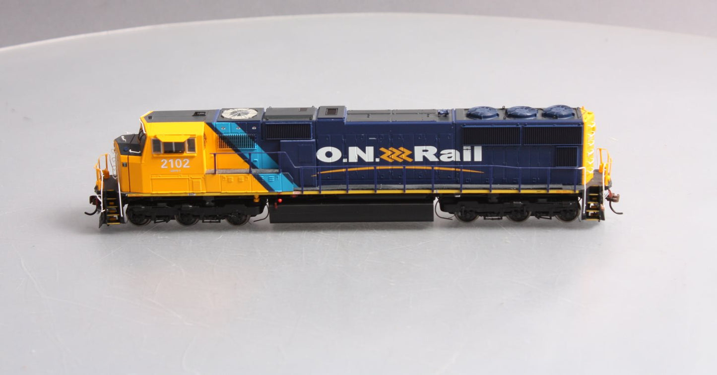 Athearn G69560 HO Ontario Northland Rail SD75I Diesel with DCC & Sound #2102