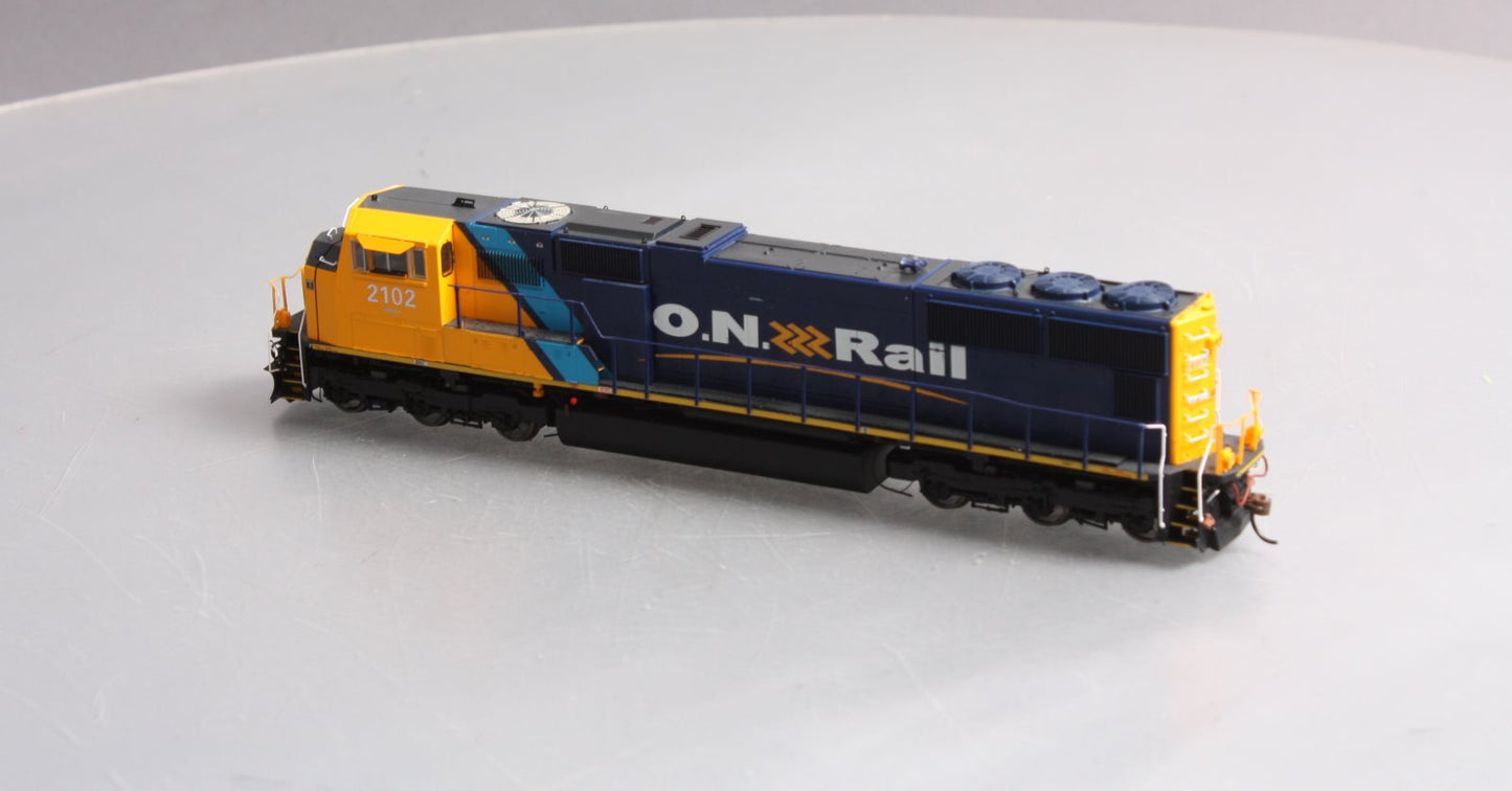 Athearn G69560 HO Ontario Northland Rail SD75I Diesel with DCC & Sound #2102