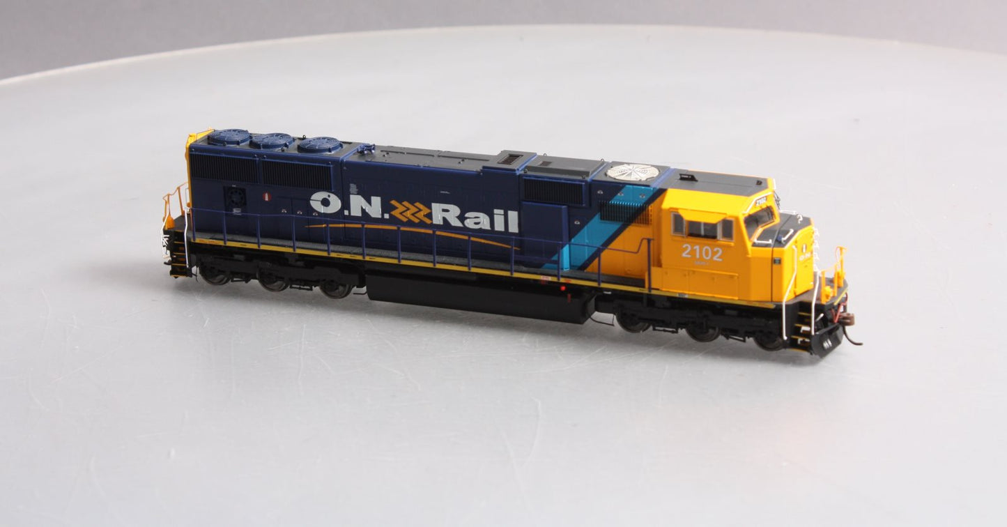 Athearn G69560 HO Ontario Northland Rail SD75I Diesel with DCC & Sound #2102