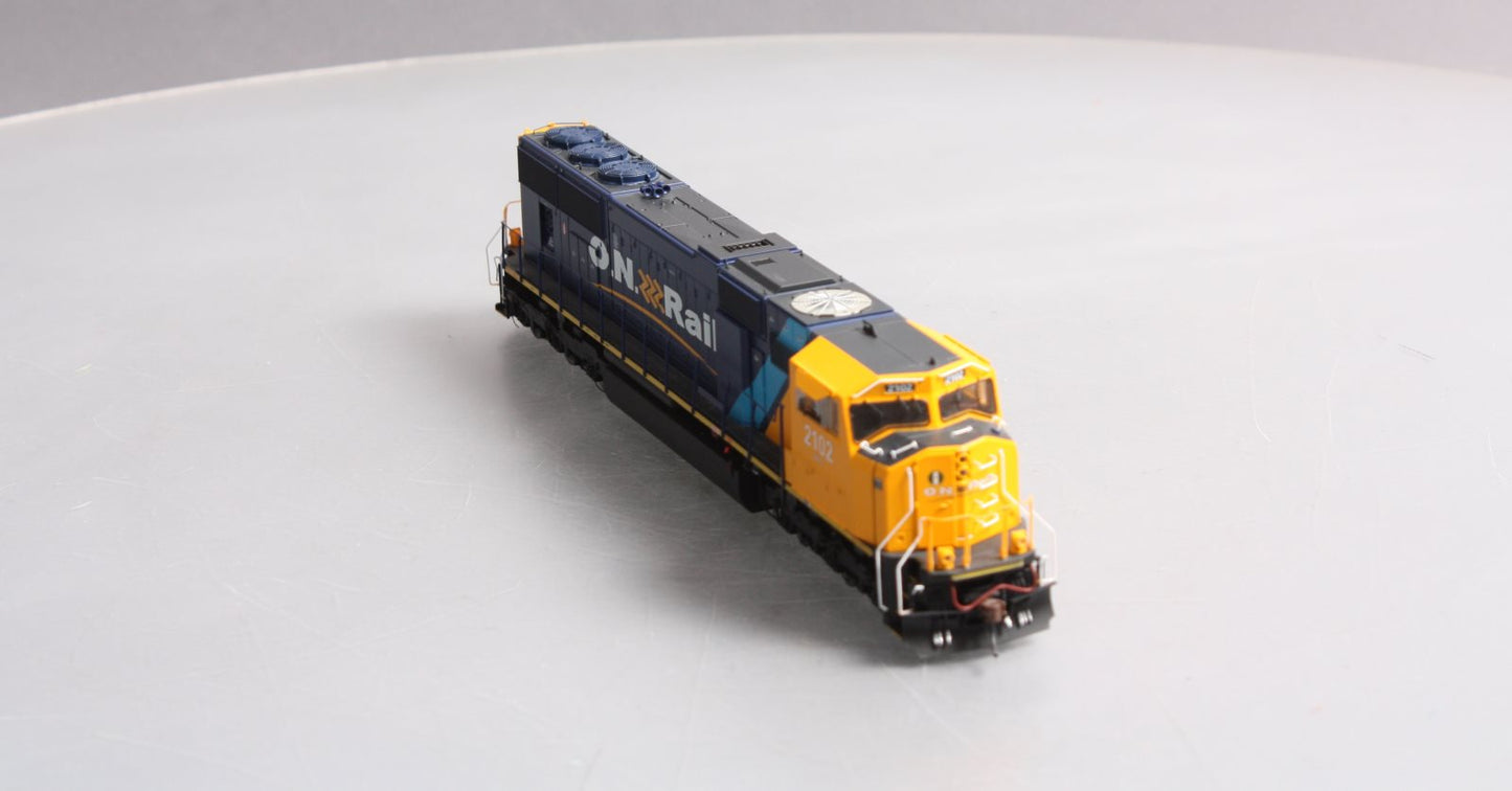 Athearn G69560 HO Ontario Northland Rail SD75I Diesel with DCC & Sound #2102