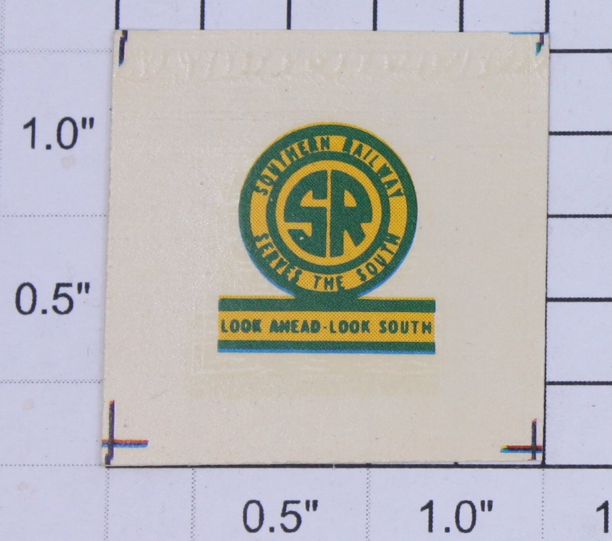Lionel 8566-10 Southern Railway Nose Water Soluble Decal