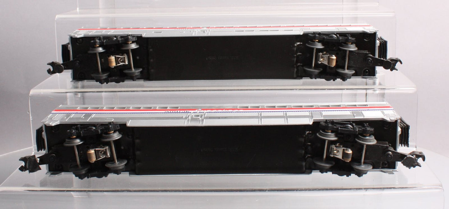 MTH 30-6501 Amtrak SuperLiner Sleeper/Diner 2 Car Set NIB