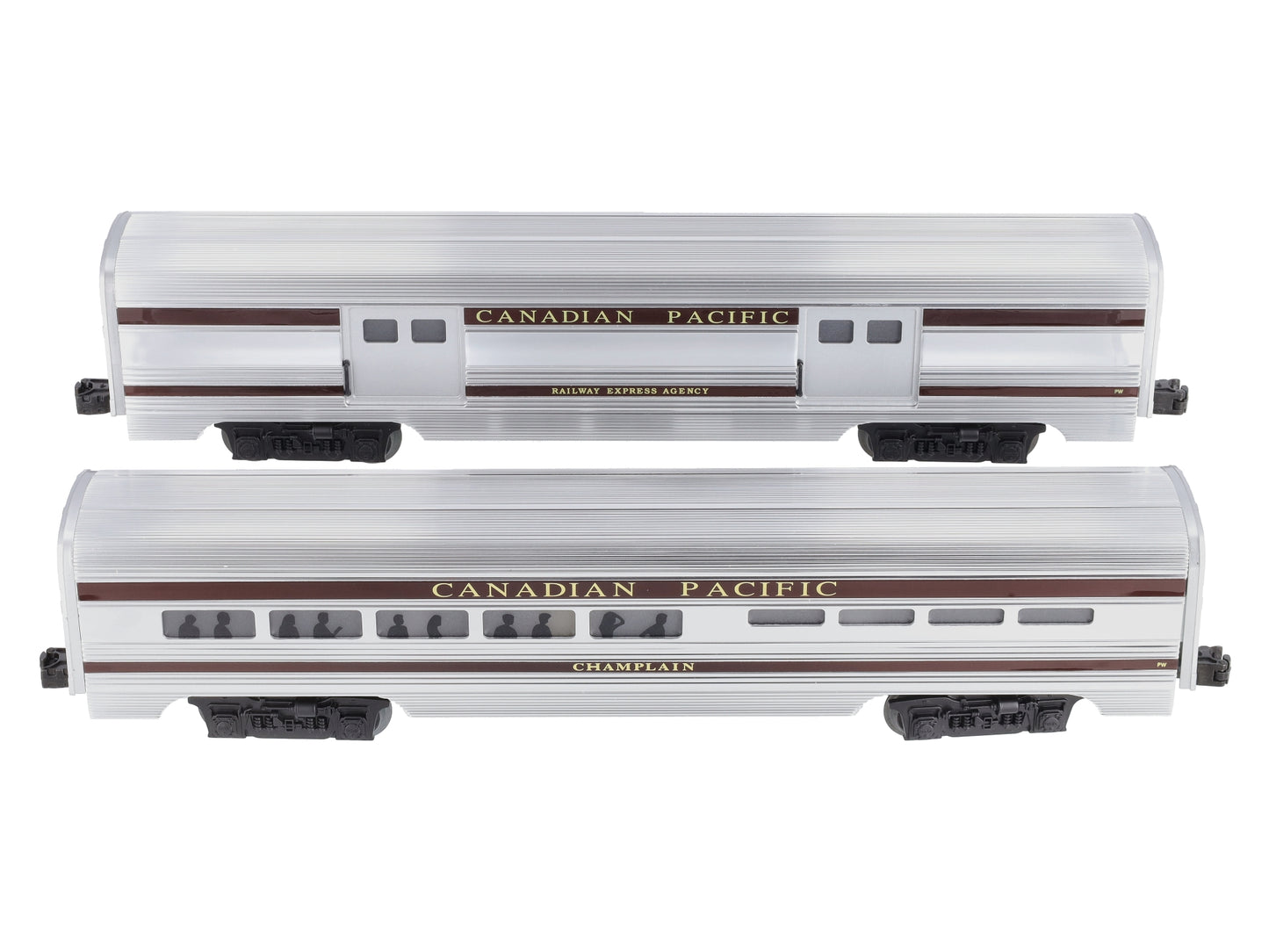 Lionel 6-39151 Canadian Pacific Aluminum Passenger Car (Set of 2) NIB