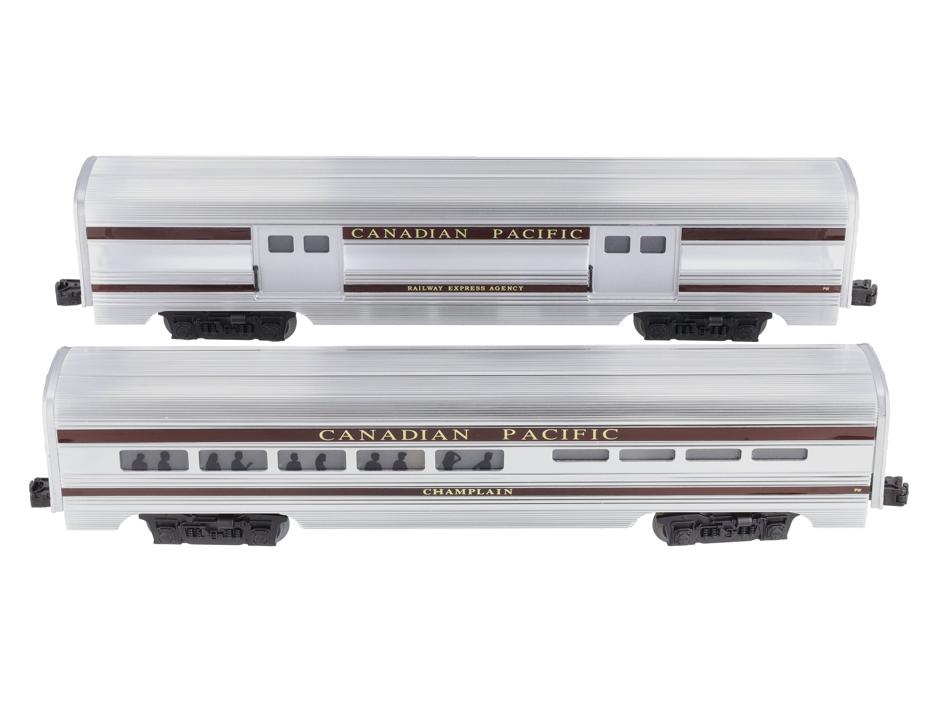 Lionel 6-39151 Canadian Pacific Aluminum Passenger Car (Set of 2) NIB