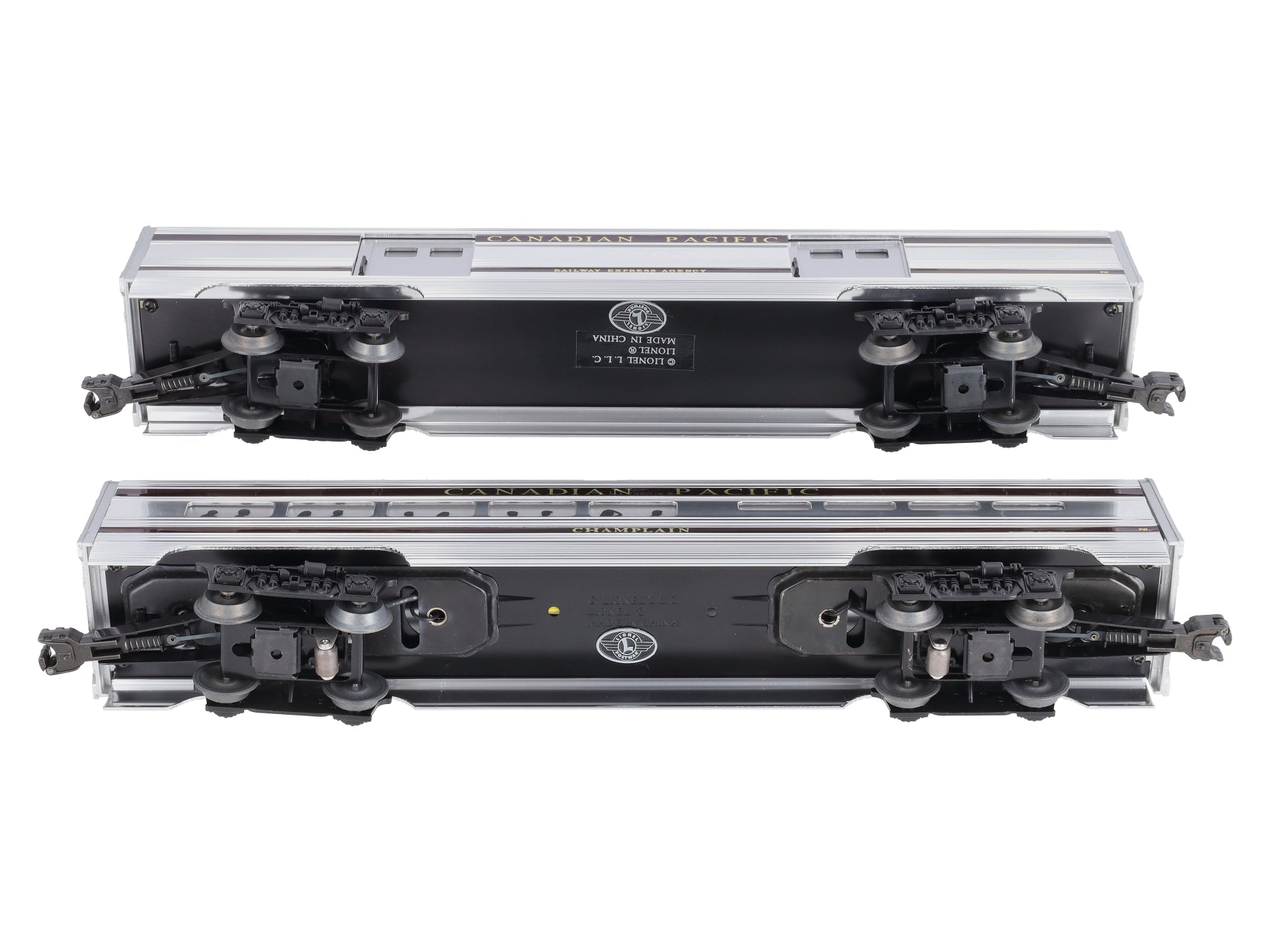 Lionel 6-39151 Canadian Pacific Aluminum Passenger Car (Set of 2) NIB