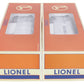 Lionel 6-39182 O Gauge Western Pacific Aluminum Passenger Car (Pack of 2) LN/Box
