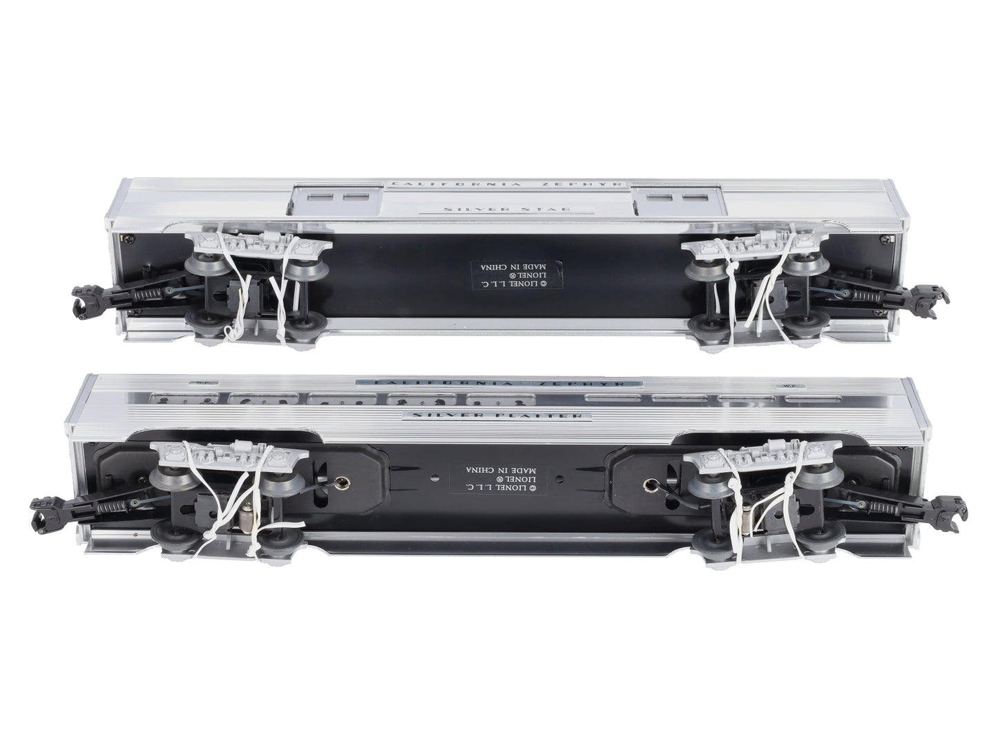Lionel 6-39182 O Gauge Western Pacific Aluminum Passenger Car (Pack of 2) NIB