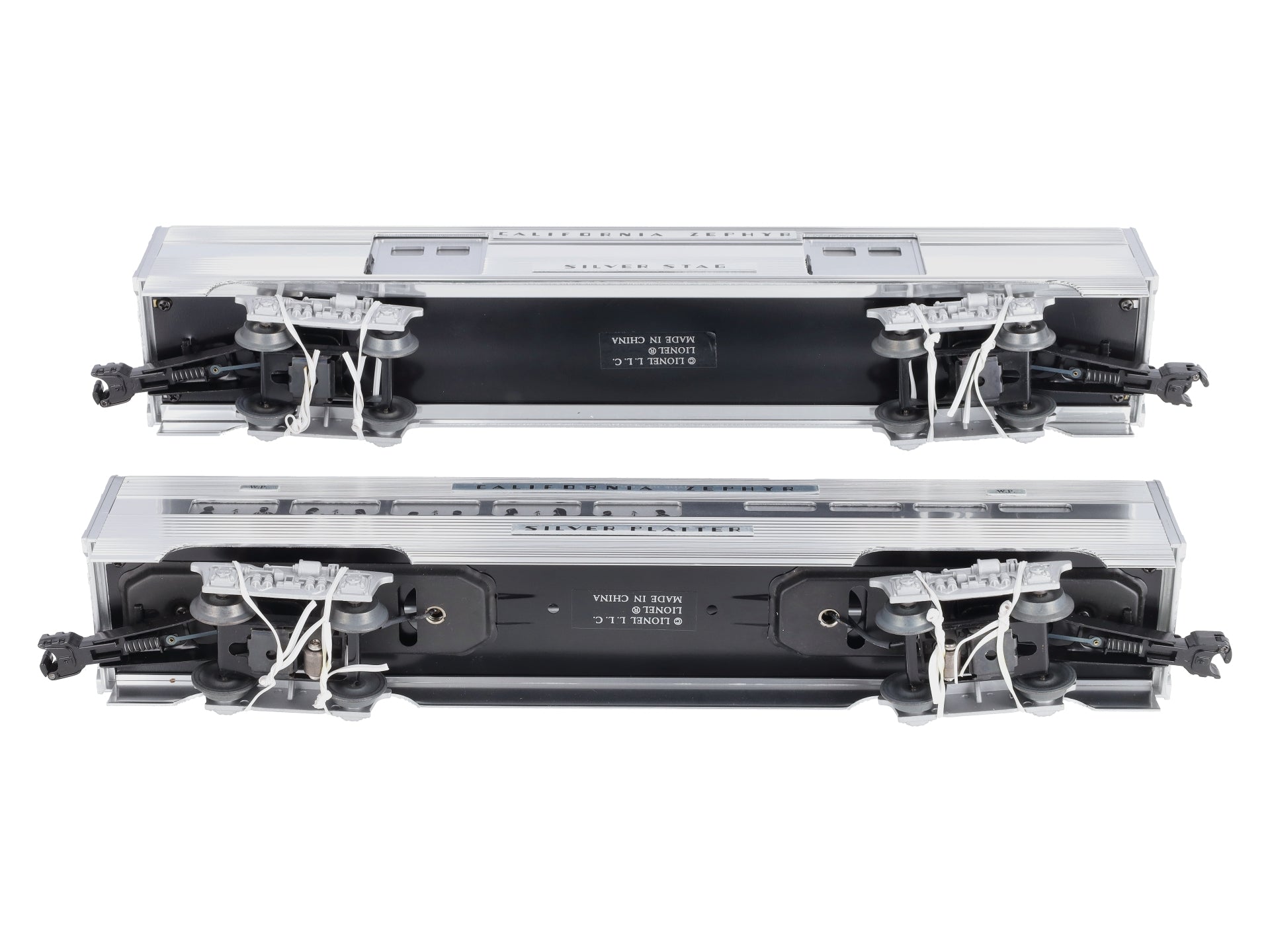 Lionel 6-39182 O Gauge Western Pacific Aluminum Passenger Car (Pack of 2) LN/Box