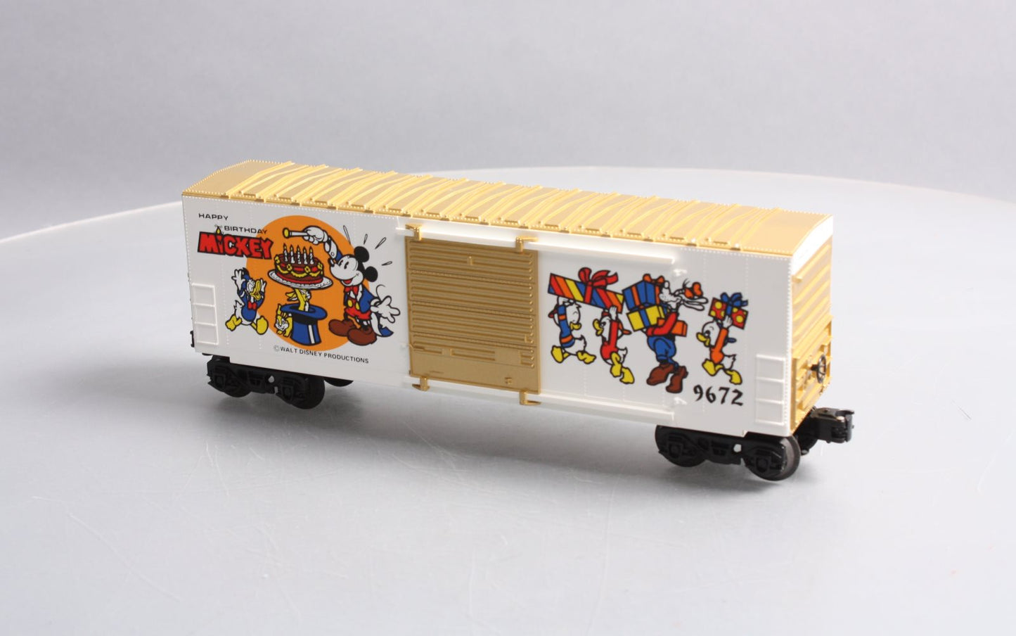 Lionel 6-9672 O Disney Mickey Mouse 50th Anniversary Car EX/Box