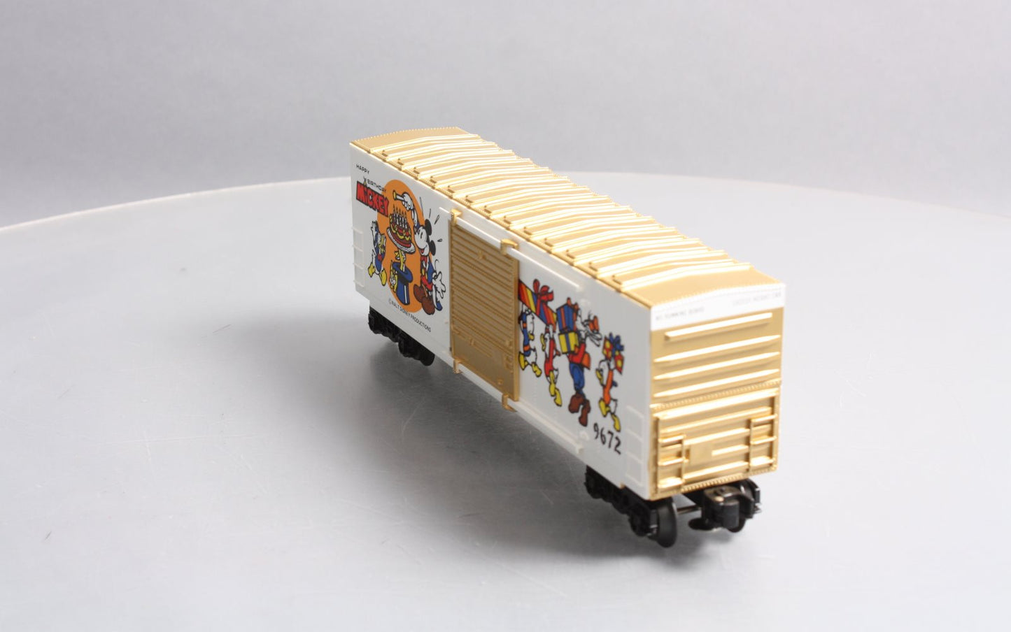 Lionel 6-9672 O Disney Mickey Mouse 50th Anniversary Car EX/Box