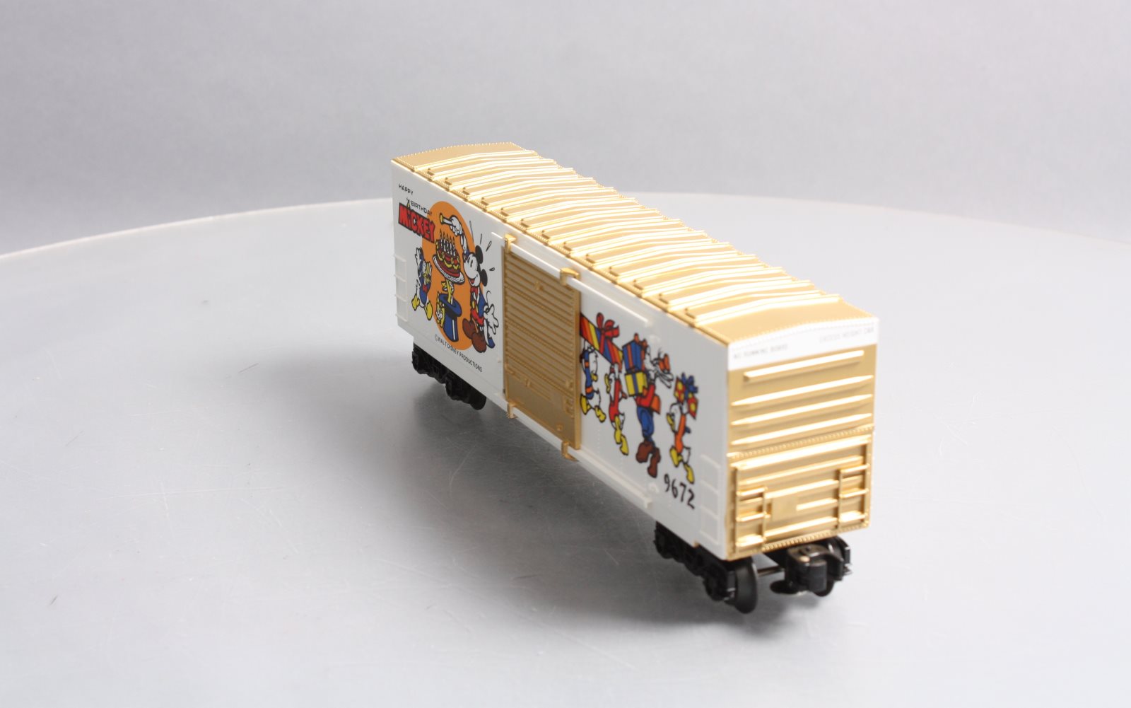 Lionel 6-9672 O Disney Mickey Mouse 50th Anniversary Car NIB