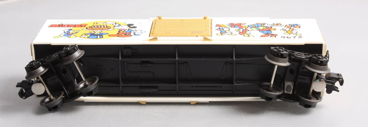 Lionel 6-9672 O Disney Mickey Mouse 50th Anniversary Car EX/Box