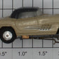 Lionel 5511-1  Vintage HO Tan Mercedes Slot Car
