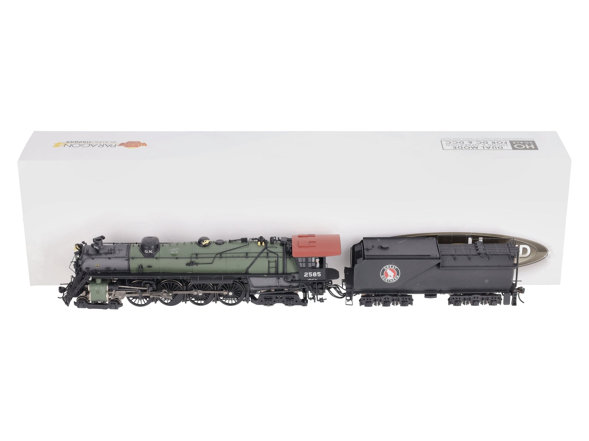 Broadway Limited 6714 HO GN S-2 4-8-4 Open Cab Steam Locomotive Sound/DCC #2585