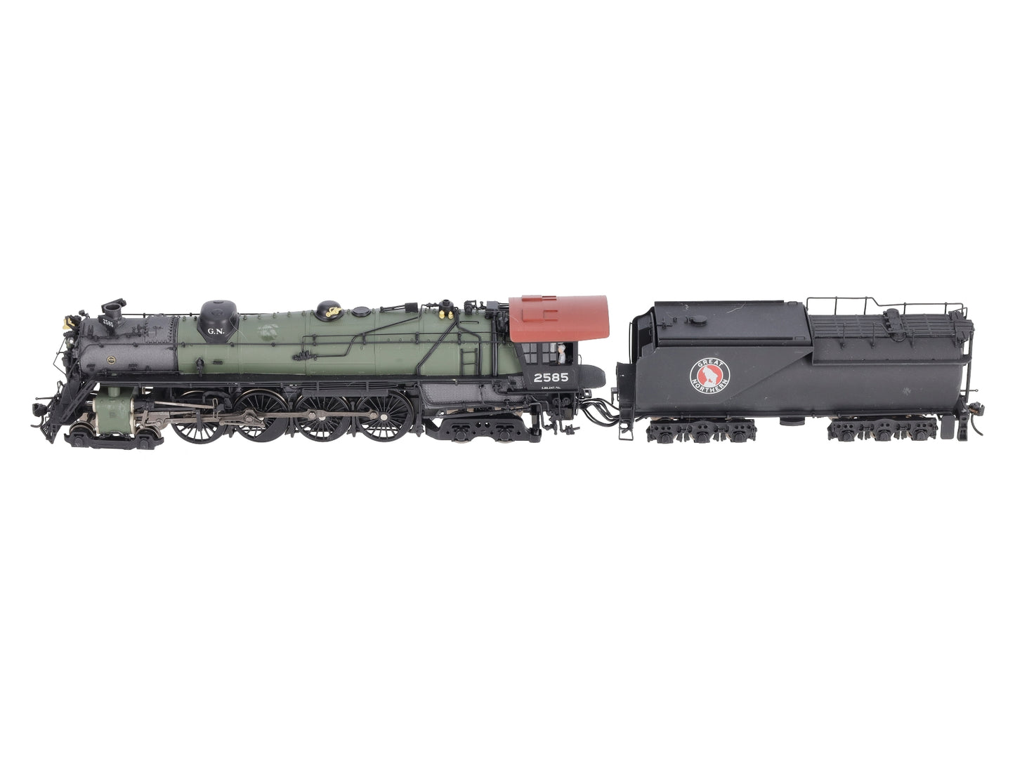 Broadway Limited 6714 HO GN S-2 4-8-4 Open Cab Steam Locomotive Sound/DCC #2585