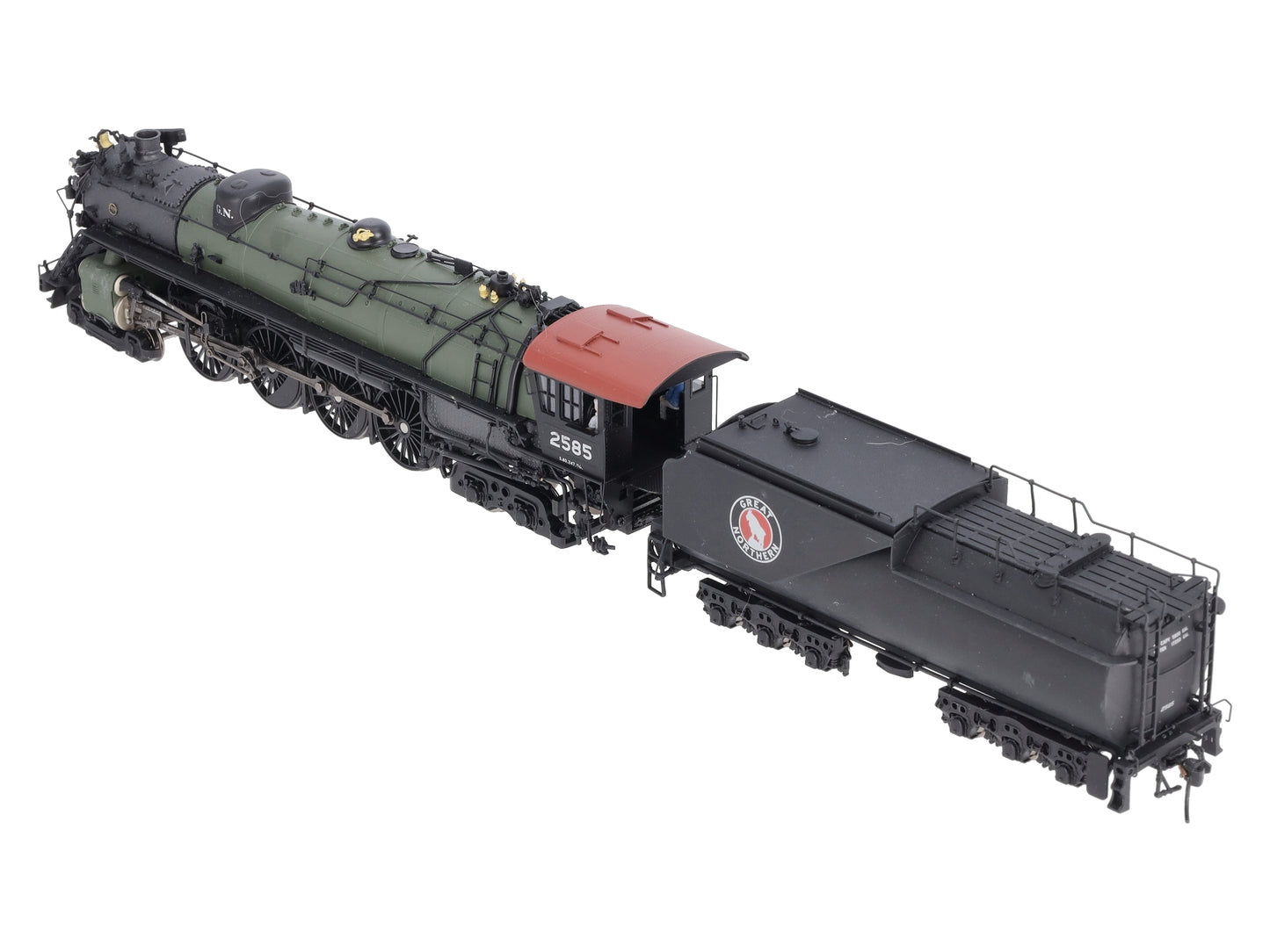 Broadway Limited 6714 HO GN S-2 4-8-4 Open Cab Steam Locomotive Sound/DCC #2585