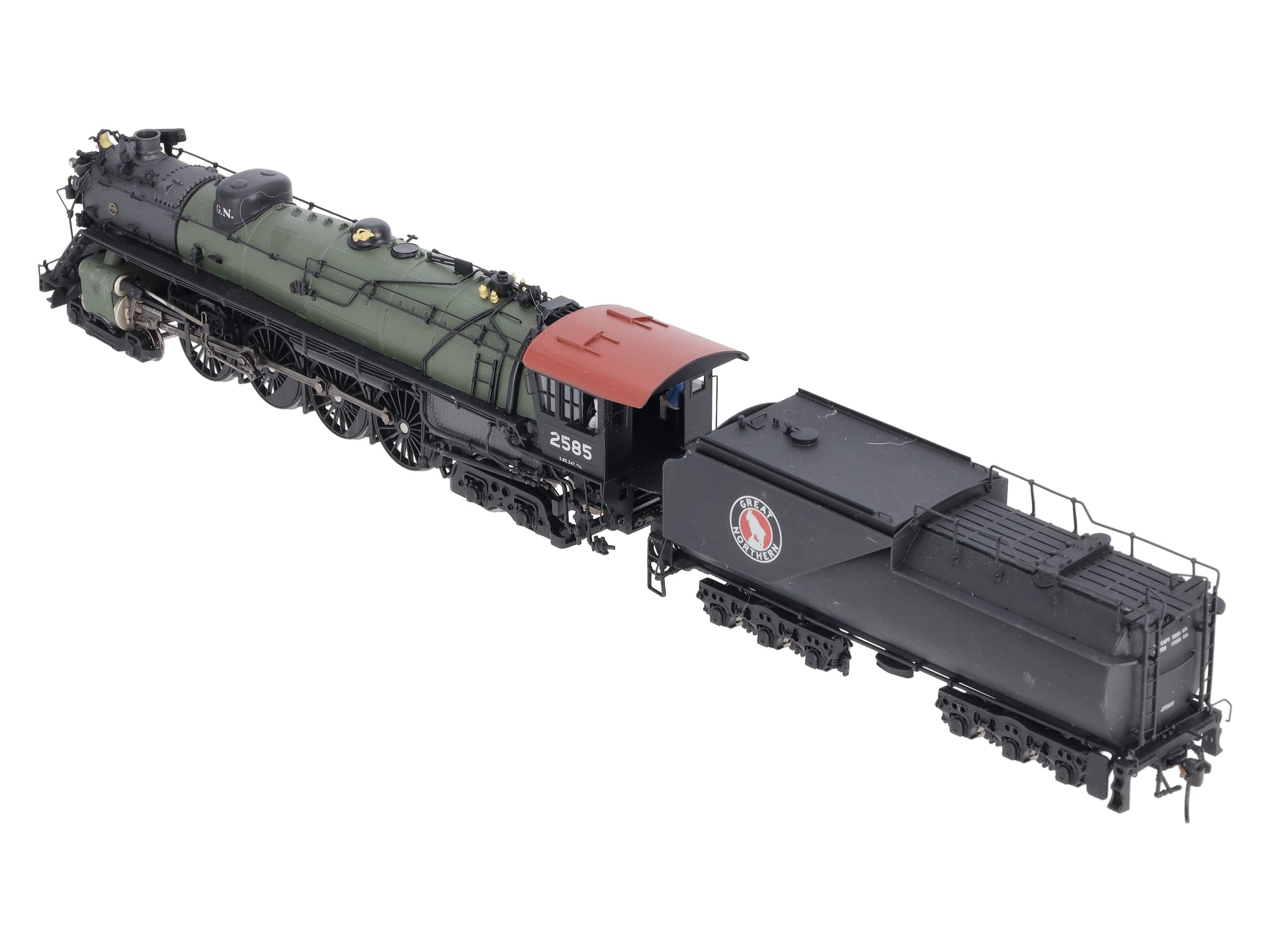 Broadway Limited 6714 HO GN S-2 4-8-4 Open Cab Steam Locomotive Sound/DCC #2585