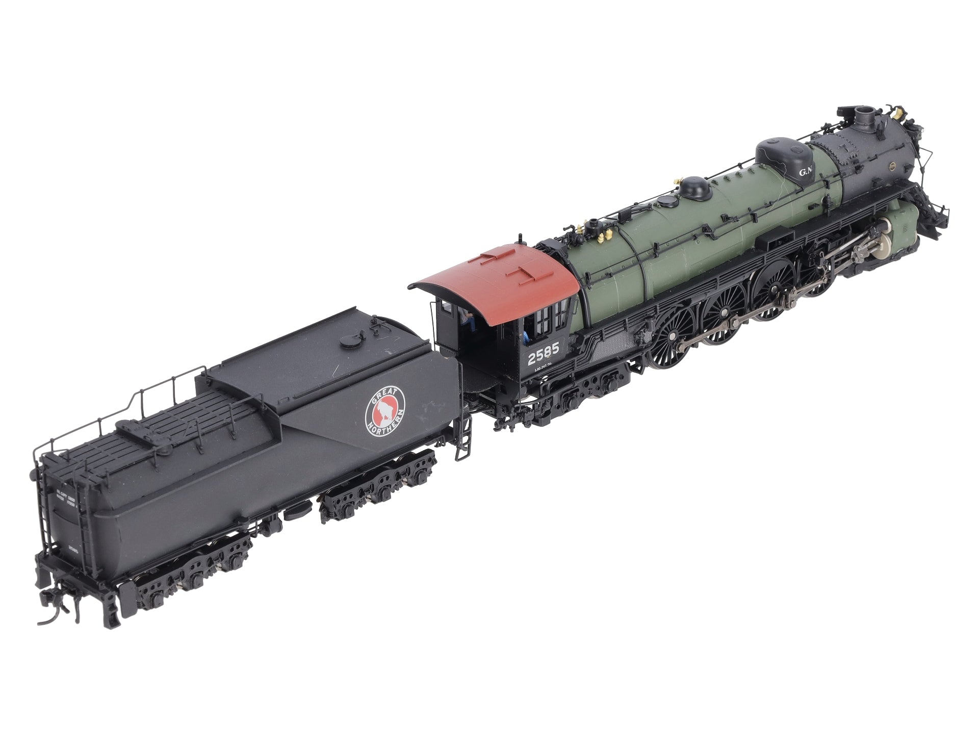 Broadway Limited 6714 HO GN S-2 4-8-4 Open Cab Steam Locomotive Sound/DCC #2585