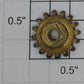 Lionel 8000-1X Brass Gear with Square Boss