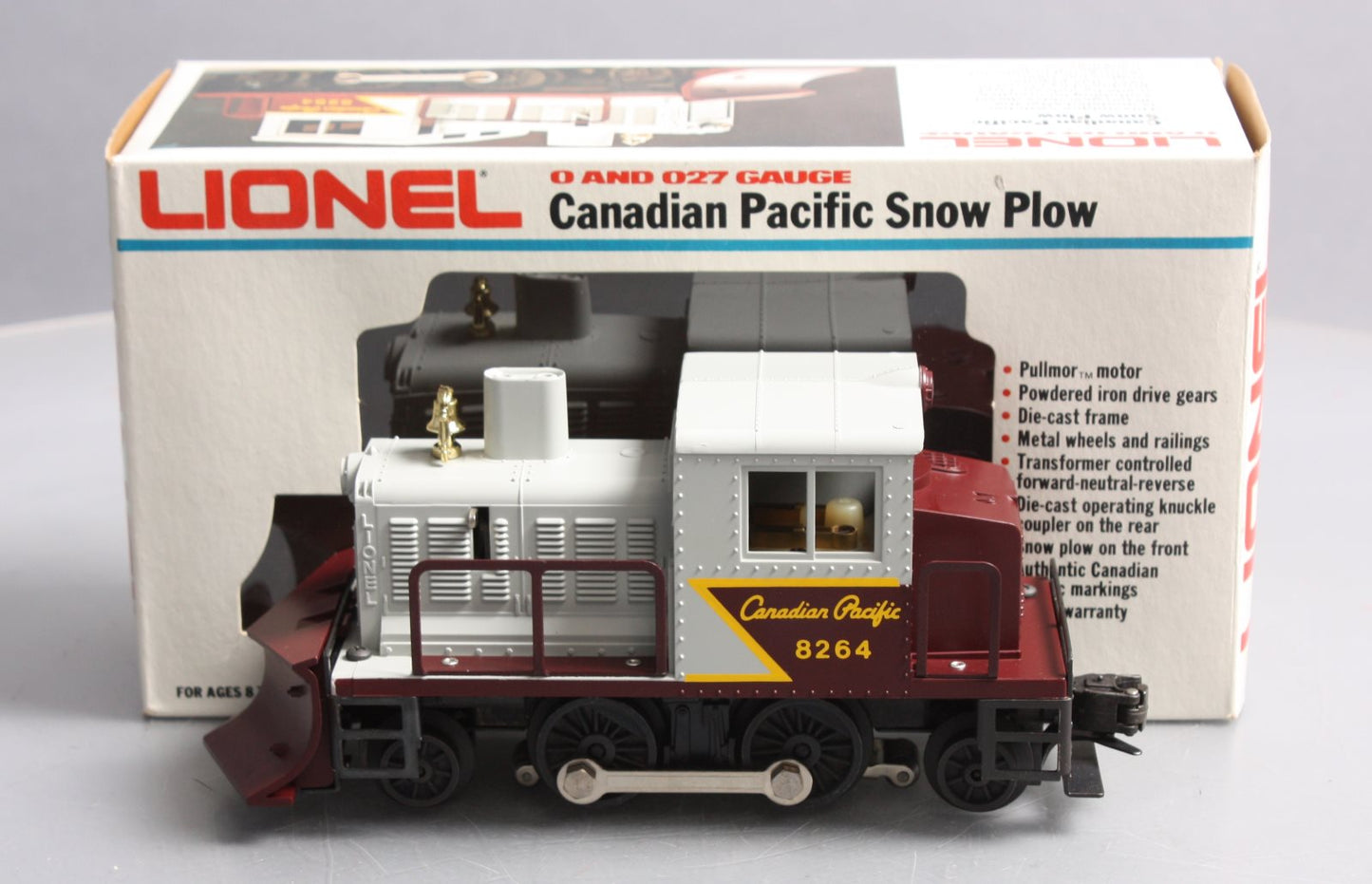 Lionel 6-8264 O Gauge Canadian Pacific Diesel Snowplow Locomotive EX/Box