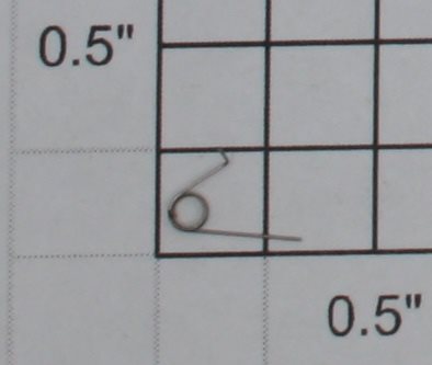thumbnail image 2 of Lionel 480-16 Coupler Spring (TC-22) – O Gauge Model Train Parts – Pack Of 24 2 of 4