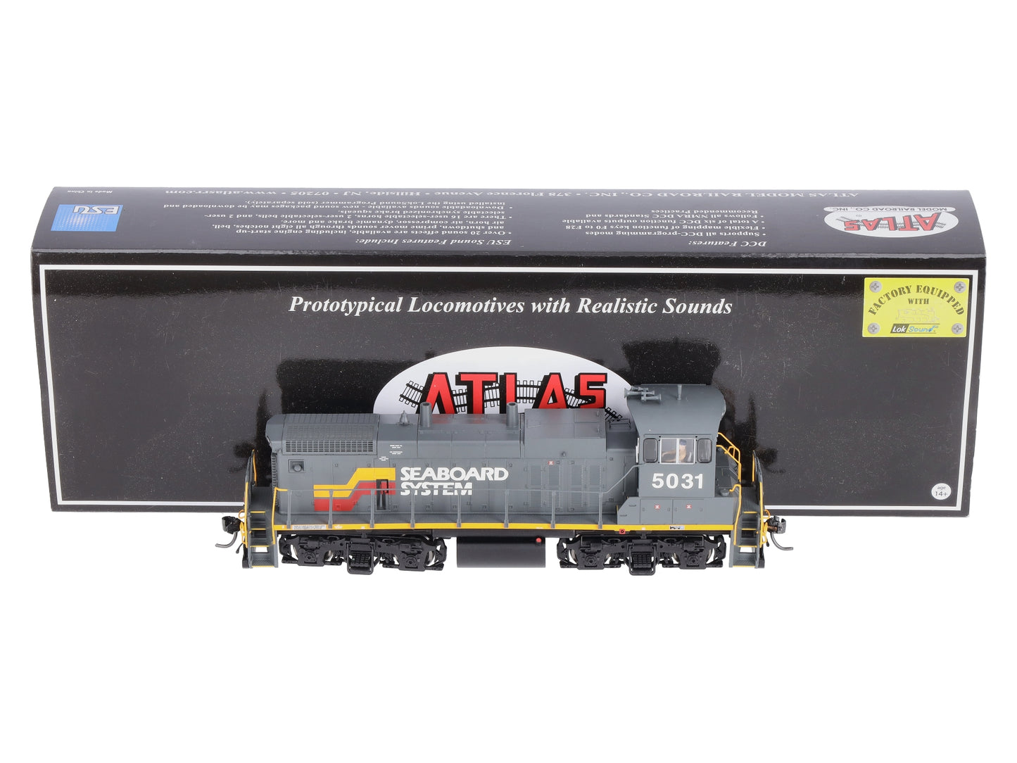 Atlas 10011056 HO SBD EMD MP15DC Diesel Locomotive with Sound & DCC #5031