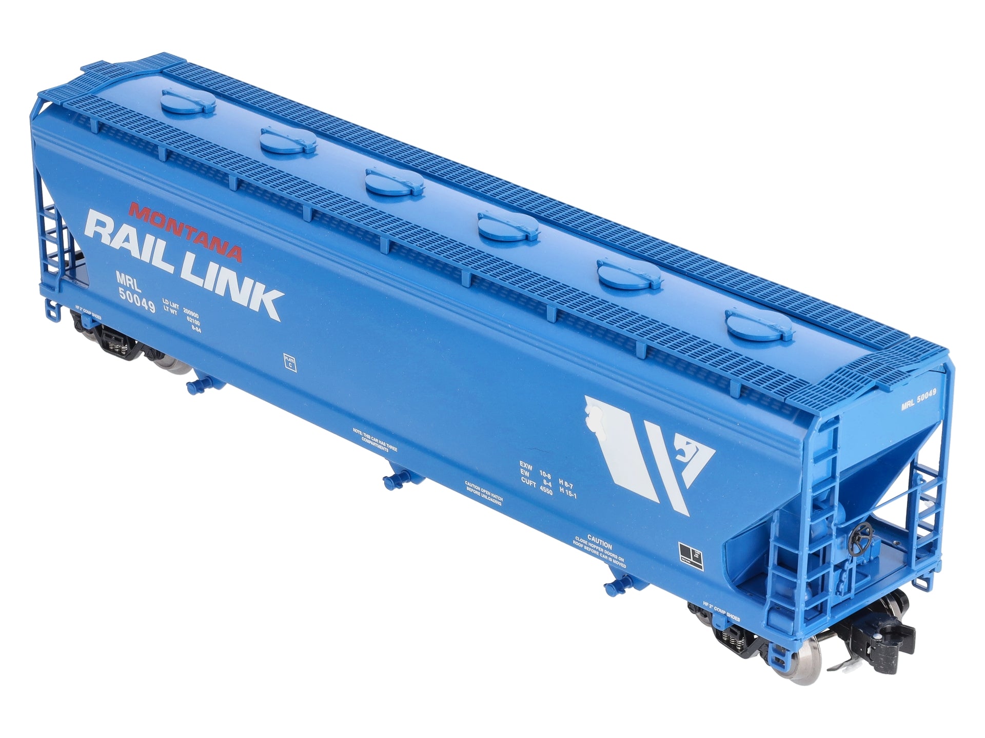 Lionel K-Line 6-22294 Montana Rail Link 3-Bay Modern Aluminum