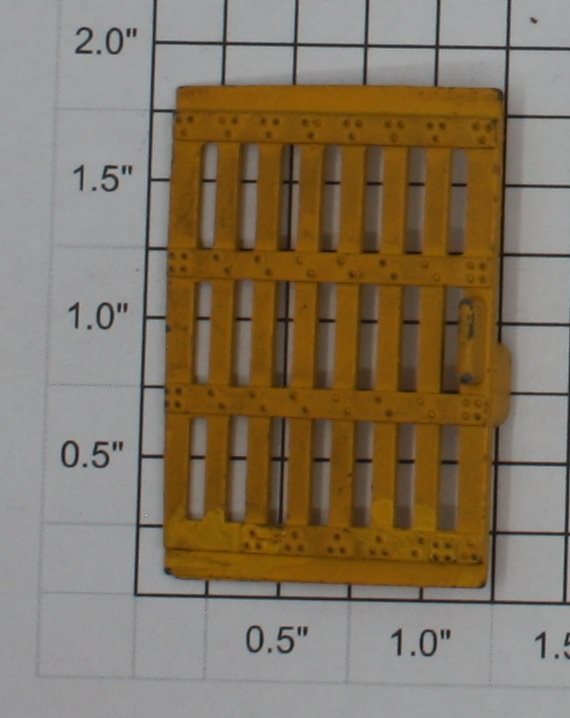 Lionel 3656-5 Yellow Metal Cattle Car Door