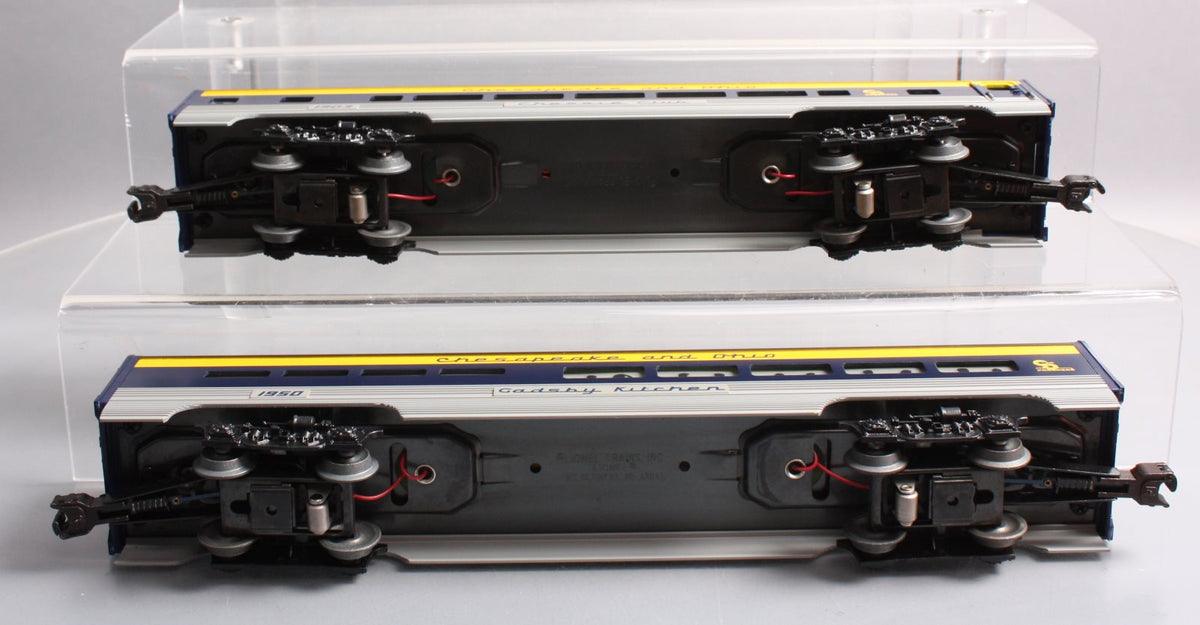 Lionel 6-19164 O Chesapeake & Ohio Chessie Club Aluminum Passenger Car Set LN/Box