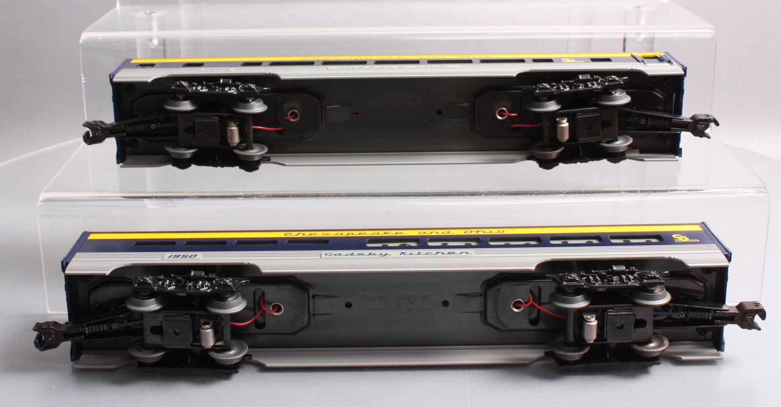 Lionel 6-19164 O Chesapeake & Ohio Chessie Club Aluminum Passenger Car Set LN/Box