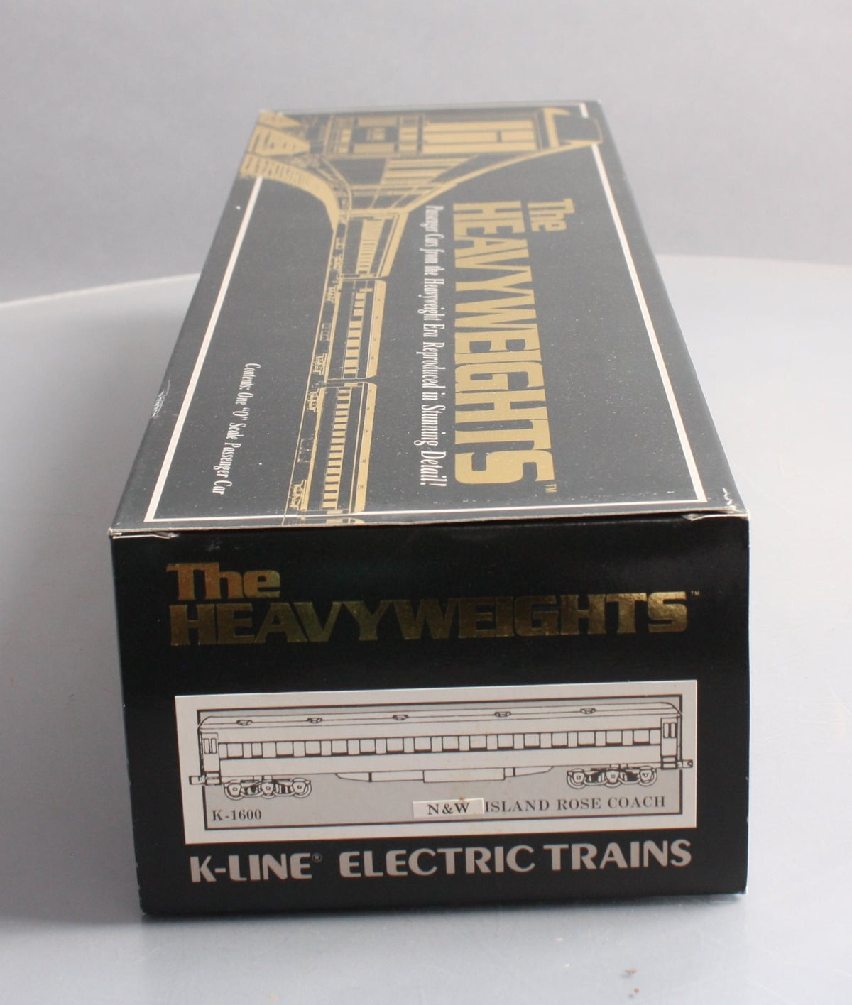K-Line K1600 O Norfolk & Western "Island Rose" 18" Heavyweight Coach Car #1600 LN/Box
