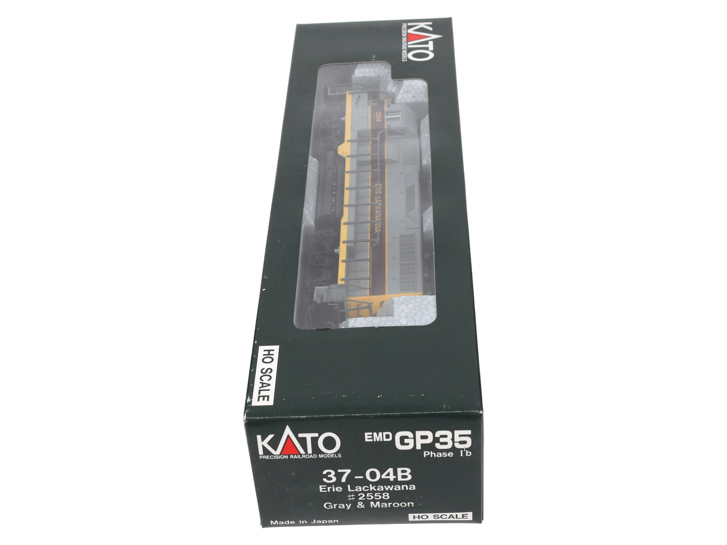 Kato 37-04B HO Scale Erie Lackawanna GP-35 Diesel Locomotive #2558 LN/Box