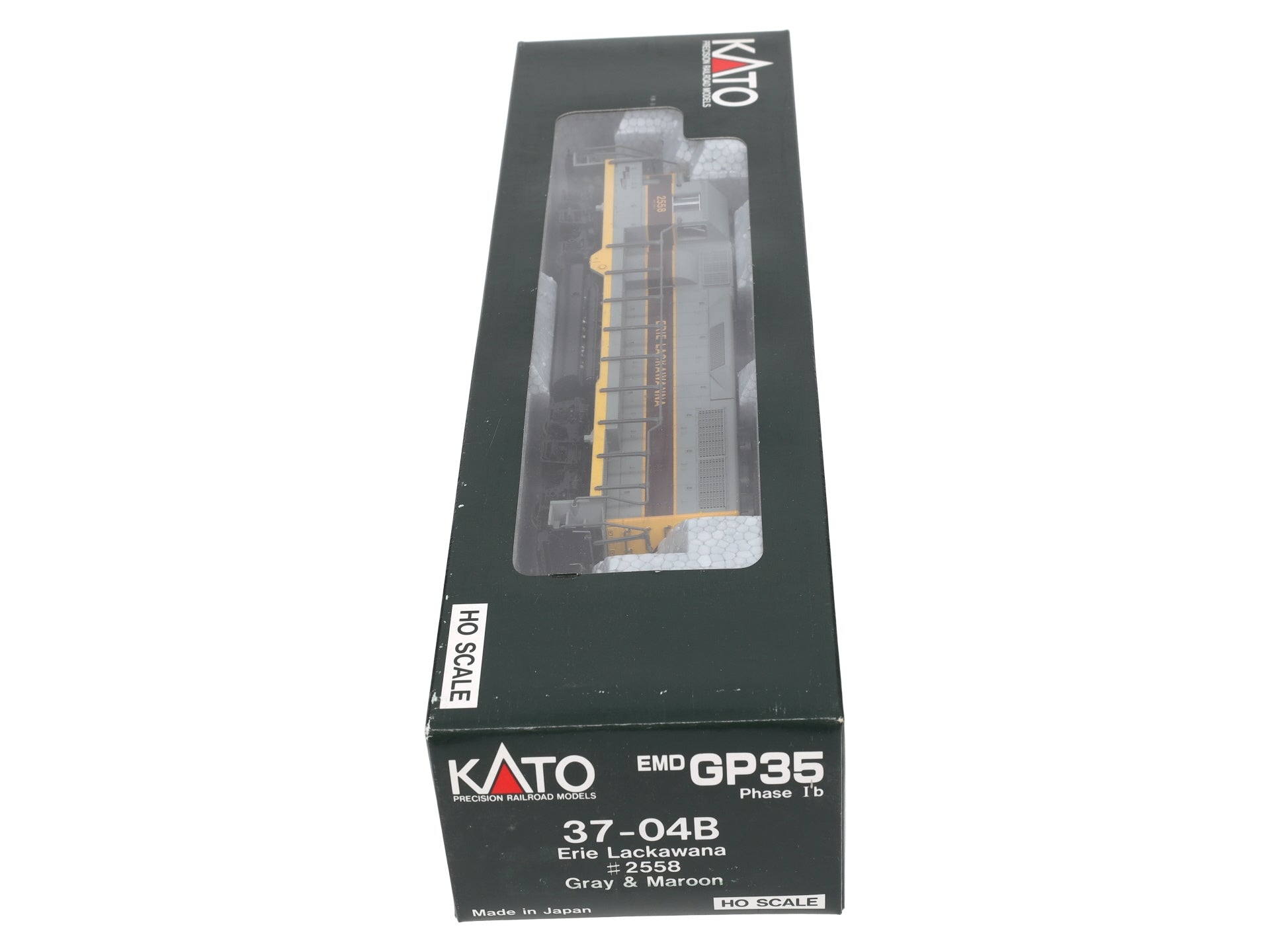 Kato 37-04B HO Scale Erie Lackawanna GP-35 Diesel Locomotive #2558 LN/Box