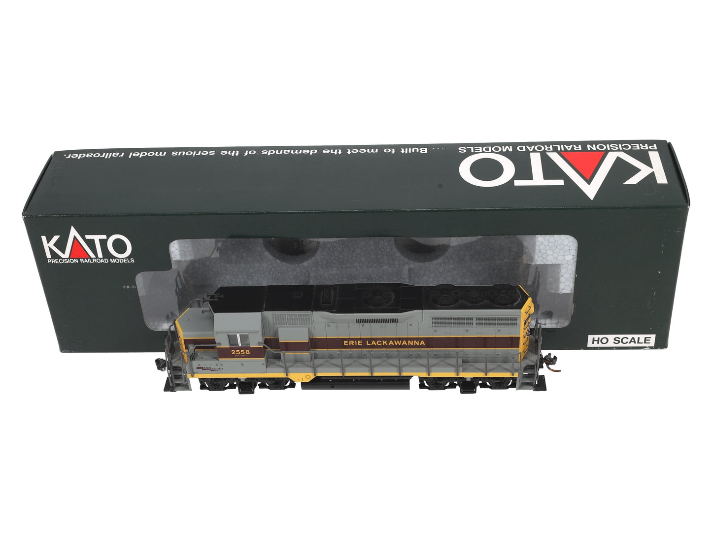 Kato 37-04B HO Scale Erie Lackawanna GP-35 Diesel Locomotive #2558 LN/Box