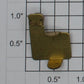 Lionel 390-36 Brass Center Rail Power Connector Contact Plate