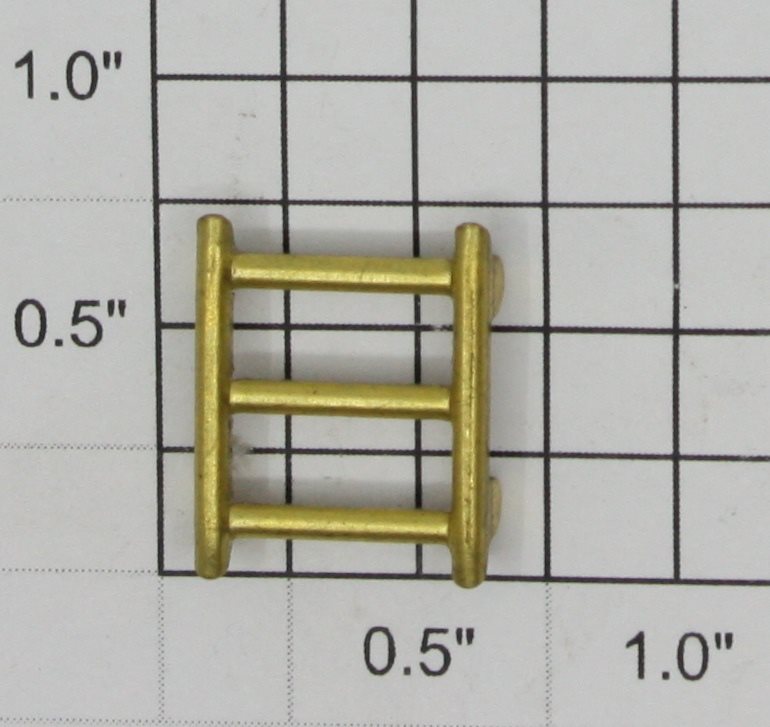 Lionel 248-10 Brass 3-Rung Ladder for O Gauge Electrics