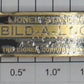 Lionel 4U-100 Brass Bild-A-Loco Collector Nameplate