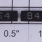 Lionel 8464-6/10 Painted Raised Number Marker Lens/Number Board Set