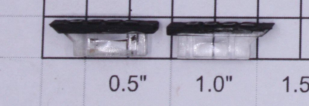 Lionel 8652-6/10 Clear Raised Number Marker Lens/Number Board (Pair of 2)