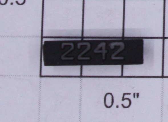 Lionel 2242-10 Left Hand Painted Marker Lens/Number Board