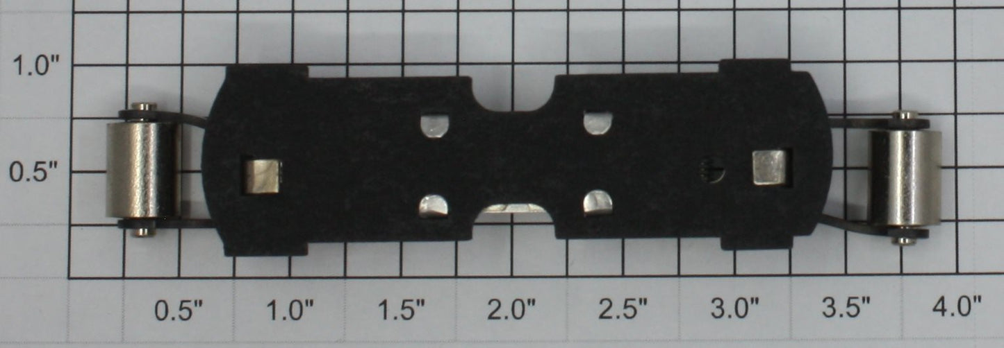 Lionel 224E-90 Motor Pickup / Collector Shoe Plate with Rollers Assembly